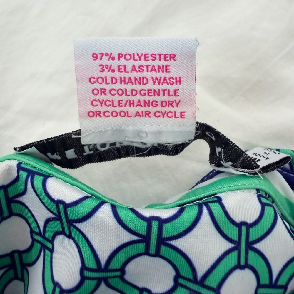 Gretchen Scott everywhere dress is green white women’s M - Picture 5 of 5